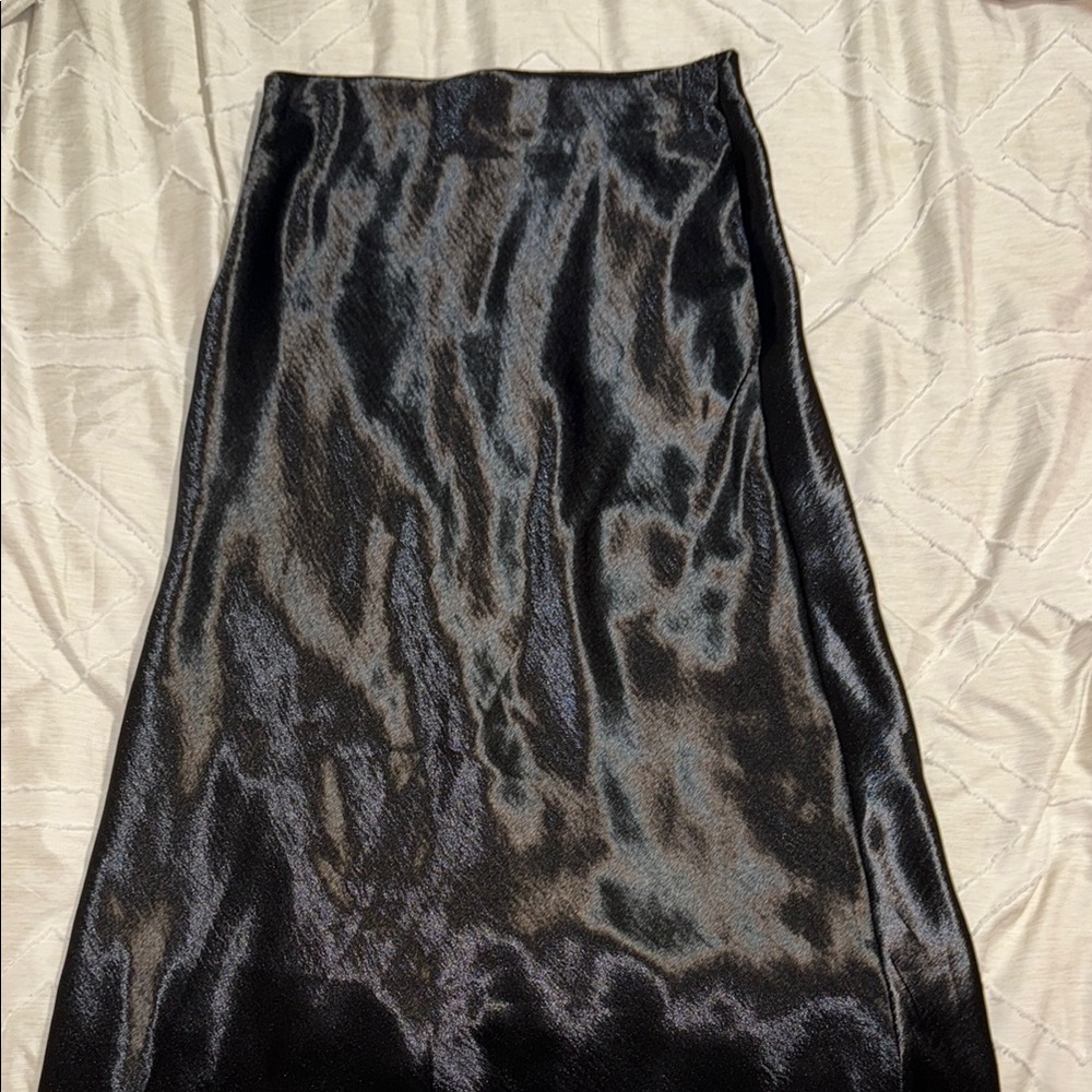A New Day Black Midi Slip Skirt for Cocktail